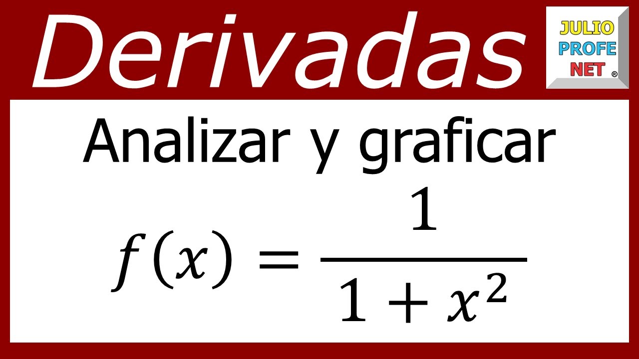 APLICACIÓN DE LA DERIVADA AL TRAZADO DE CURVAS - Ejercicio 4