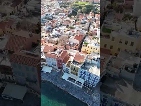 The Secrets Of Crete Chania Χανιά παλιό λιμάνι #greece #drone #travel #2023 #holiday #greeceislands