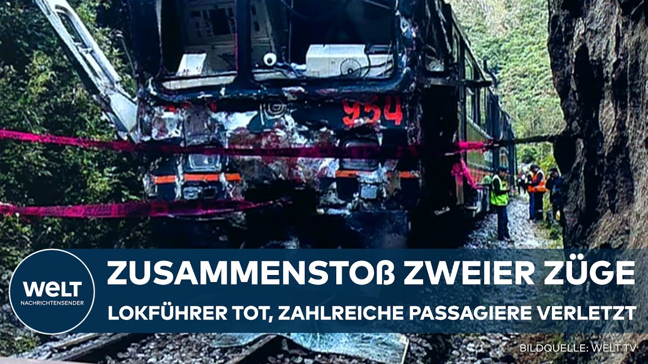 PERU: Drama auf Schienen! Zusammenstoß zweier Züge - Lokführer stirbt bei Uglück
