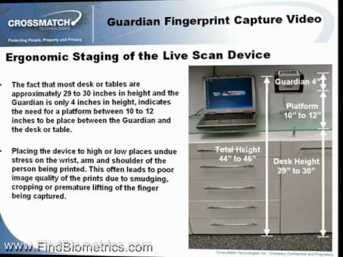 Crossmatch Fingerprint Scanners Training Video
