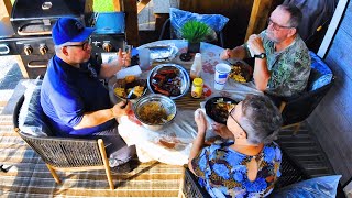 Family Dinner With Mom’s Special Pasta Salad