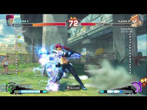 GamerBee [Adon] vs Uryo [Viper] SSF4 Japanese Online Ranked Matches - TRUE-HD