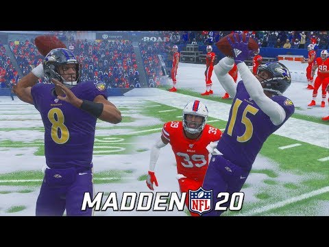 LAMAR JACKSON THROWING TO HOLLYWOOD BROWN IS UNSTOPPABLE! - Lamar Jackson Madden 20 Career Ep 13