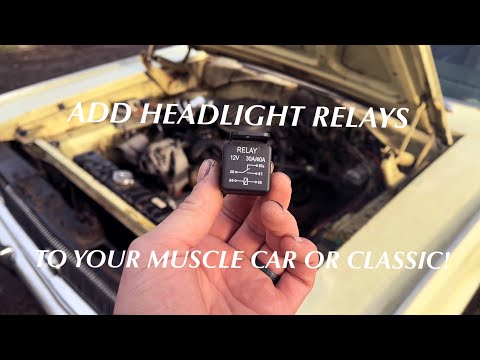 How To Add Headlight Relays To Your Classic Mopar (Or Anything, Really)