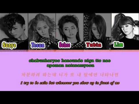 [Rom/Han/Eng] Wonder Girls - Be My Baby Lyrics