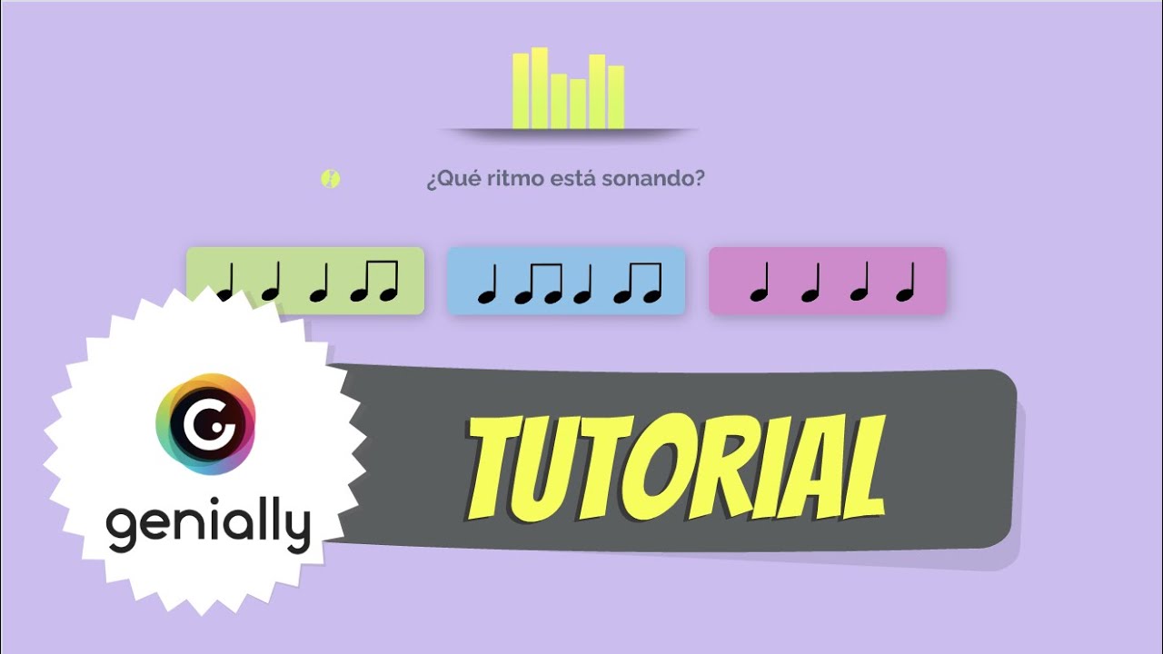 Tutorial
genially sencillo para clase de música /Dibujando la música/ Juego para adivinar ritmos.