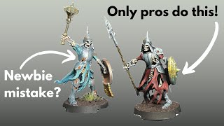 The BEST way to paint metallics for miniatures EXPLAINED
