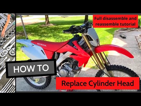 Honda CFR250X Cylinder Head Gasket | DIY repair | FULL Disassemble and Reassemble