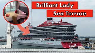 Brilliant Lady | Sea Terrace | Full Cabin Tour