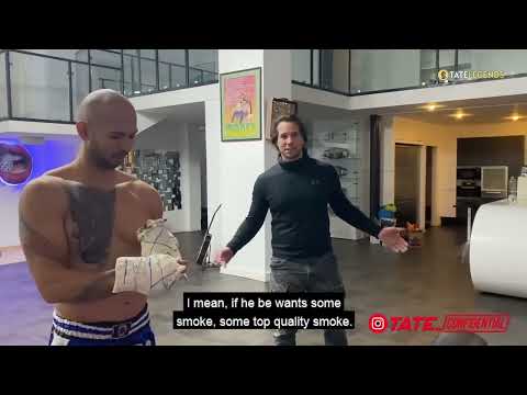 Andrew tate and Tristan tate fighting over cigars