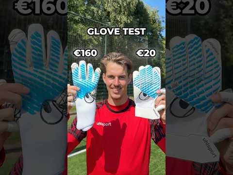 €20 VS €160 GLOVES 🧤🤔 #goalkeeper #goalkeepergloves