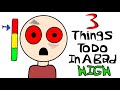 3 Things To Do In A Bad High