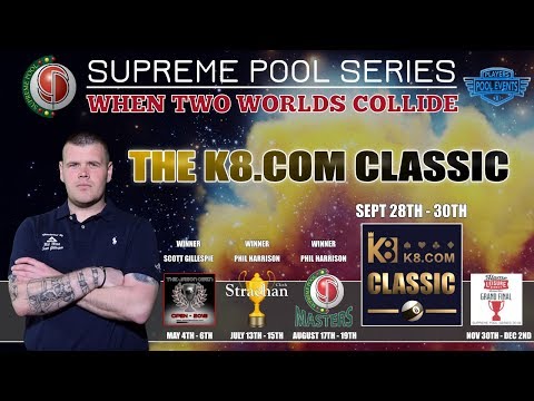 Scott Gillespie vs Phil Harrison - T11 - The Supreme Masters - K8.com Classic - Race to 11