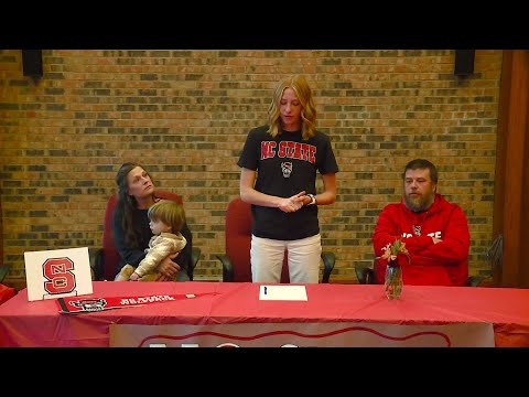Mallory Weller full interview on signing with NC State track and cross country