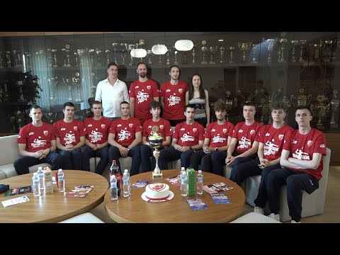 Proslava kadetske šampionske titule OK Crvena zvezda