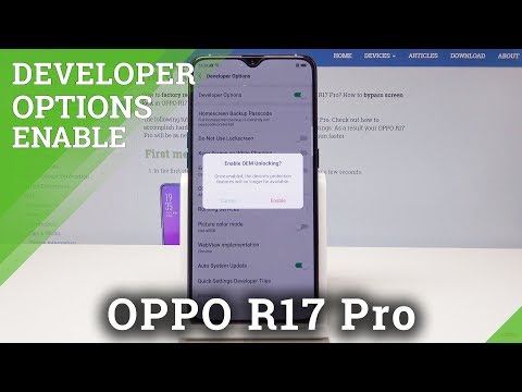 How to Enter Developer Options on OPPO R17 Pro - Enable Developer Mode