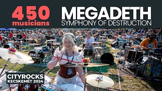 Symphony of Destruction (MEGADETH) - 450 musicians The biggest rock band in Central Europe CITYROCKS