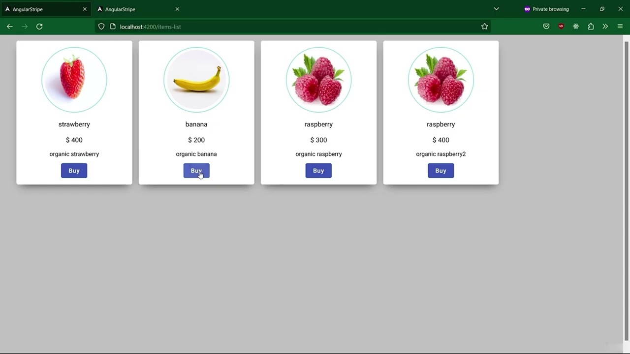 Using Stripe Payment Intents API in Angular