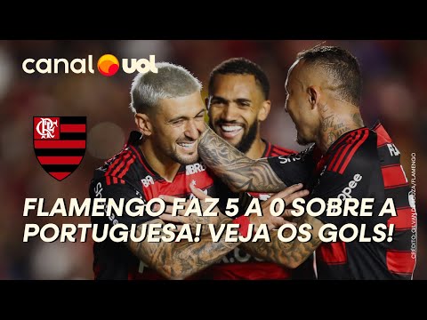 PORTUGUESA-RJ 0 X 5 FLAMENGO: VEJA OS GOLS DA GOLEADA PELO CAMPEONATO CARIOCA 2025!