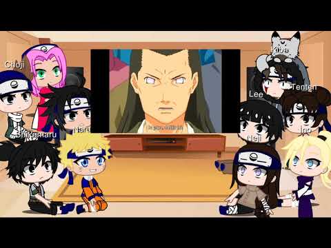 Past Naruto and His Friends react to Naruto vs Neji|Gacha Life\Clup|Paru-Chan~