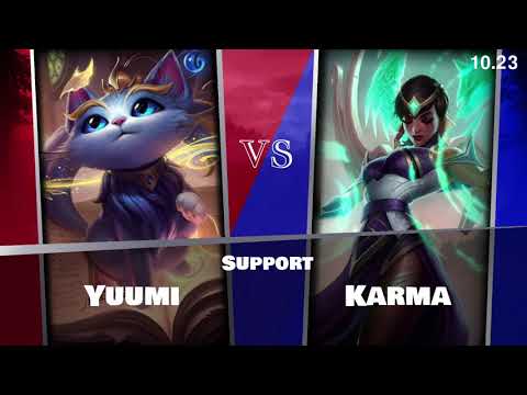 10.23 Yuumi (SUPPORT) vs Karma KR Grandmaster
