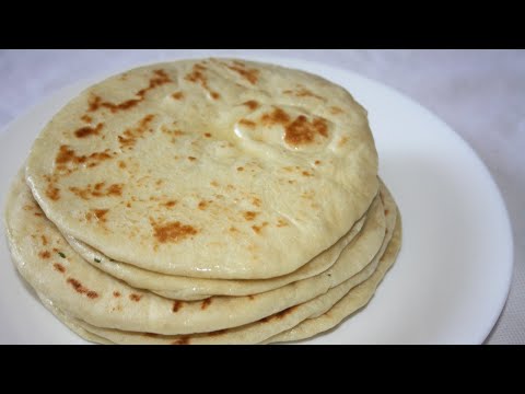 Bazlama/ Turkish flat bread/ Easy bread recipe
