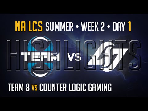 Team 8 vs CLG HIGHLIGHTS | Week 2 NA LCS Summer Split 2015 S5 | T8 vs CLG W2