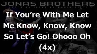 *NEW SONG* Jonas Brothers - Lets Go! (Live HD W/ Lyrics On Screen)