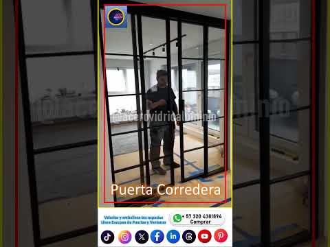 Puerta corredera PC 3831 instalación 1