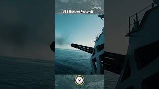 USS Theodore Roosevelt CVN-71 | Close defense systems in action