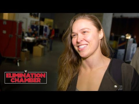 Ronda Rousey Arrives At The T-Mobile Arena And Comments On Her Contract Signing Tonight At The ‘Elimination Chamber’ PPV