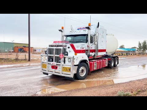 Mack Super-Liner A-Double Tanker Road Train