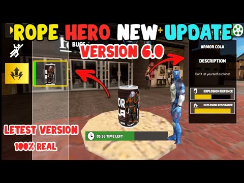 rope hero vice town new Update | Version 6.0 Rope Hero Vice Town | Rope Hero Version 6.0 |