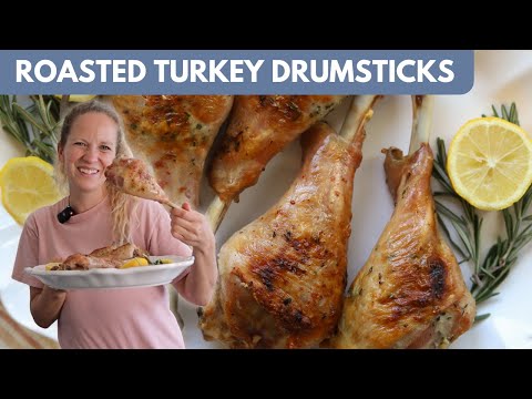 Oven Roasted Turkey Drumsticks | A Thanksgiving Fave
