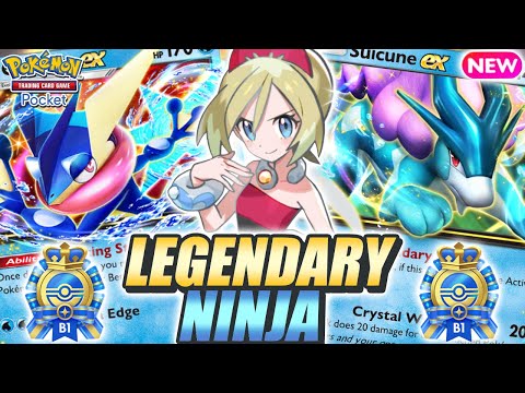 GRENINJA EX is Super Fast in New Mega Rising Emblem Event ! - Pokemon TCG Pocket