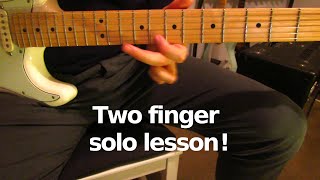 Django Reinhardt - Minor Swing (Two finger guitar lesson)