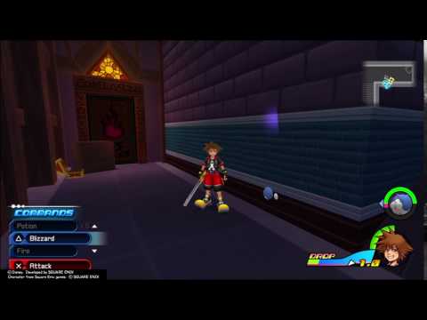 Meow-wow, why are you inside a wa-- Ok. [Kingdom Hearts HD: Dream Drop Distance]