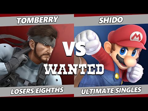 WANTED S5 C2 Top 8 - Tomberry (Snake) Vs. Shido (Mario) SSBU Ultimate Tournament