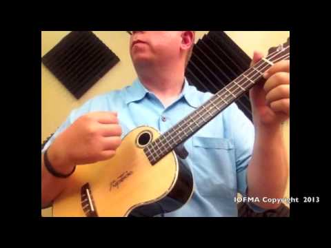 UKULELE Strum Pattern # 1 - Practice video @ 78bpm