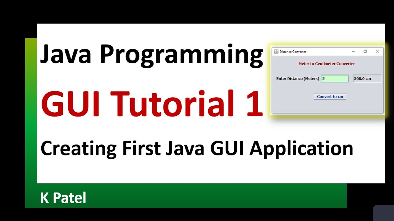 Java GUI Tutorial 1 | How to create first Java GUI Application using Swing API and Netbeans IDE