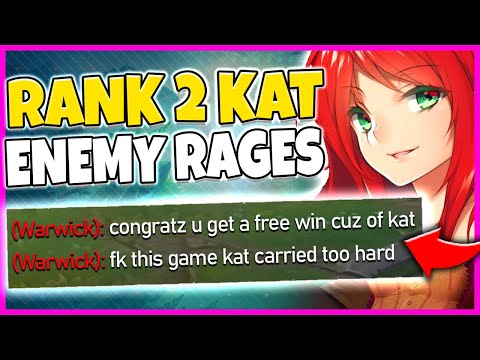 #2 KATARINA NA MAKES ENEMIES RAGE AND TILT (LEGIT STOMP) - League of Legends | Katlife
