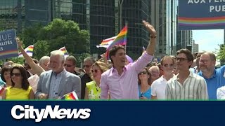 Trudeau, Quebec dignitaries march in Montreal Pride parade