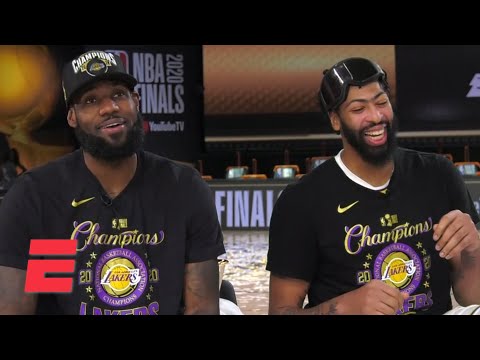 [FULL] LeBron James  Anthony Davis interview following 2020 NBA title win with the Lakers