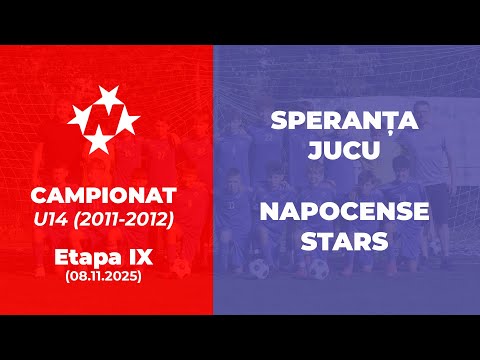 ⚽️ Speranța Jucu - Napocense Stars (Campionat U14/etapa 9 - 08.11.2025)