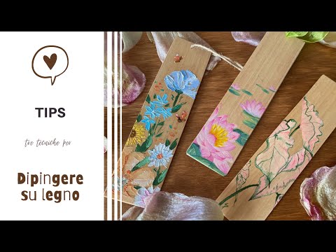 3 TECNICHE PER DIPINGERE SU LEGNO