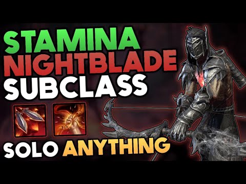 Best ESO Stamina Nightblade Subclass Solo Build – Update 46