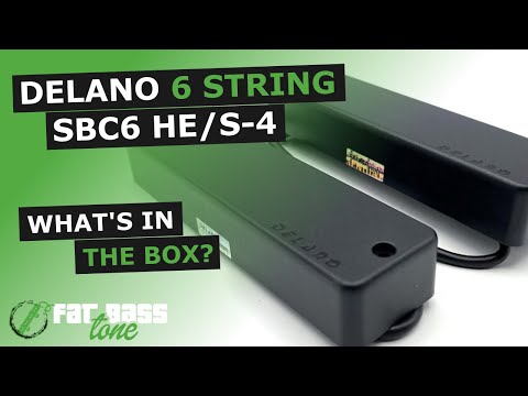 Delano SBC6 HE/S-4 6 String Quad Coil Pickup Set: What’s In The Box (A Close-Up Look)