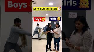 Boys Vs Girls - Class Break #schoollife #schoolfriends #funny #funnyshorts #fun #friends #friendship