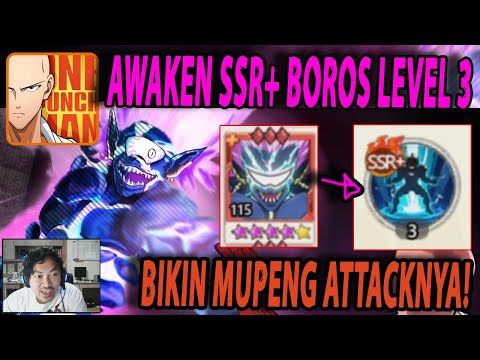 🔥🔥BOROS SSR+ AWAKEN LEVEL 3 NoBoDyX SENGGOL DONG [ATTACK 2JUTA GUYS] - ONE PUNCH MAN:The Strongest