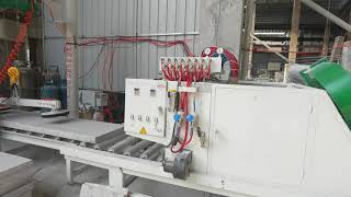 High efficiency multi burning torches stone process flaming machine youtube video
